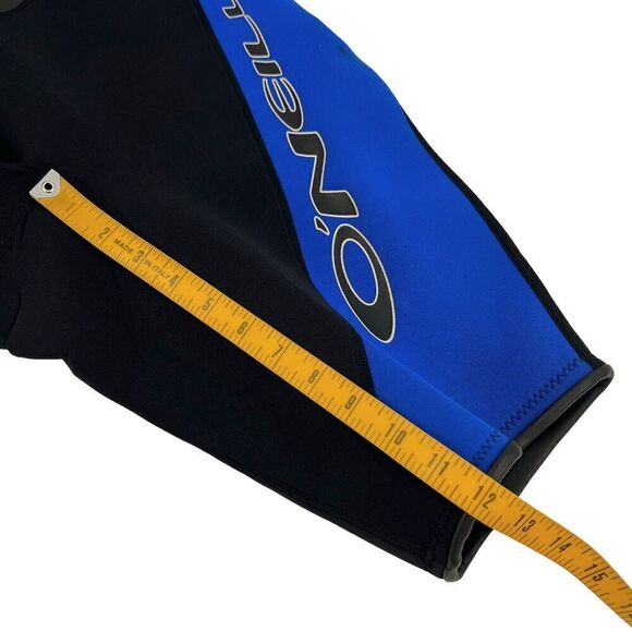 NWT VTG O'Neill Men's Reactor Shorty Short Sleeve Surfing Wetsuit Black/Blue XXL - Picture 12 of 16